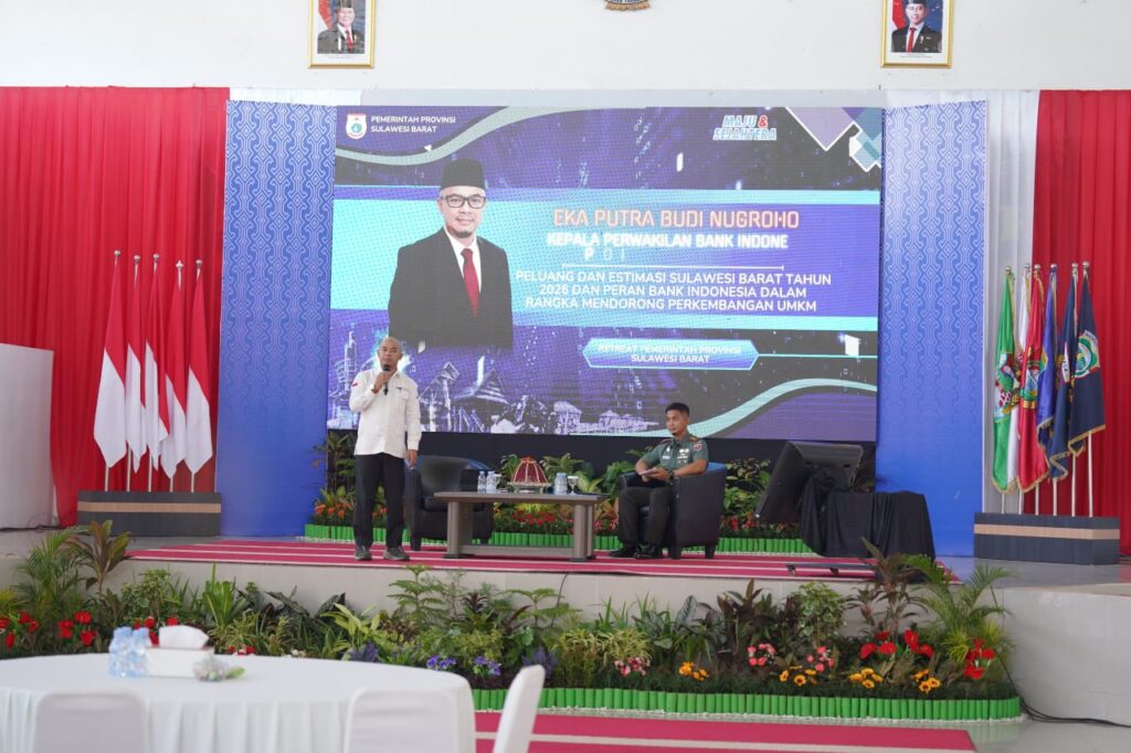 BI Paparkan Strategi Pertumbuhan Sulbar di Retret Pemprov 2